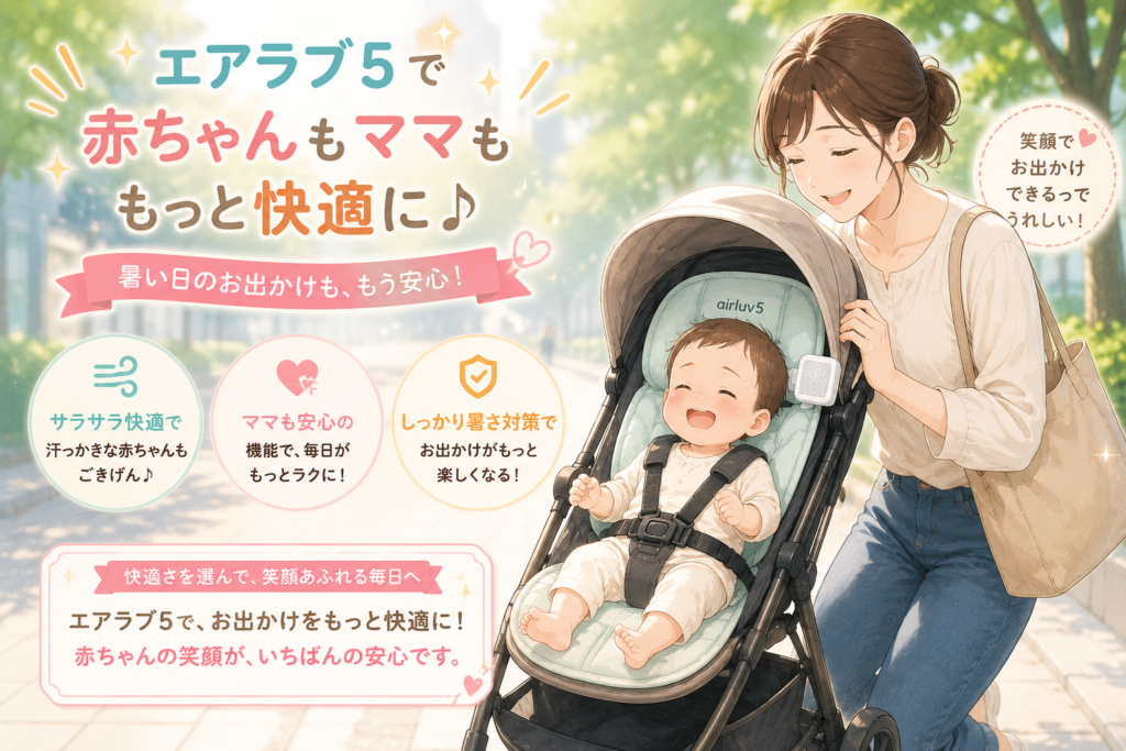 エアラブ5で快適なお出かけ