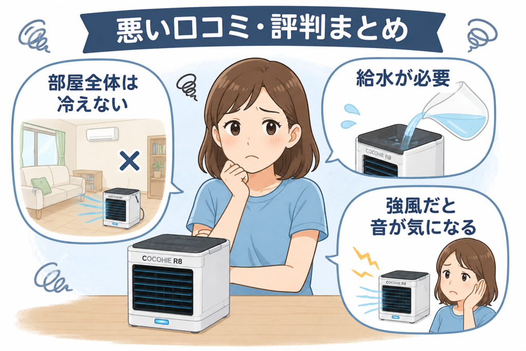 悪い口コミのまとめ