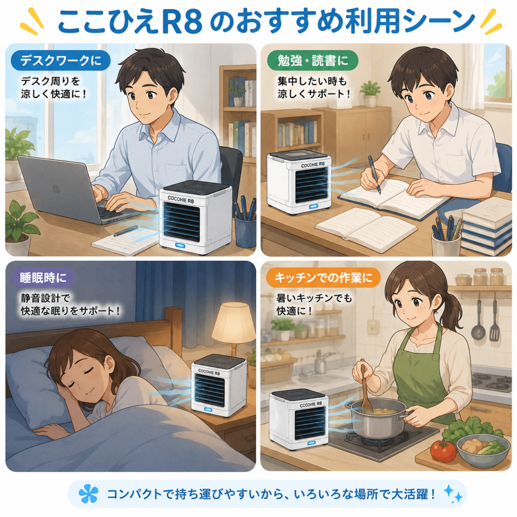 ここひえR8のおすすめ利用シーン
