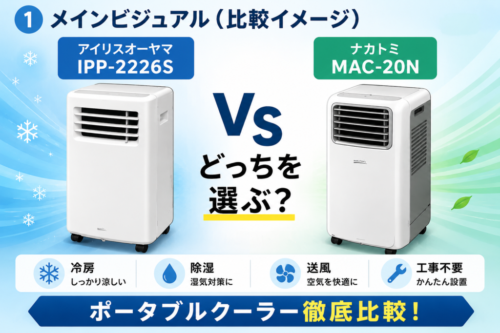 ポータブルクーラー比較ガイド