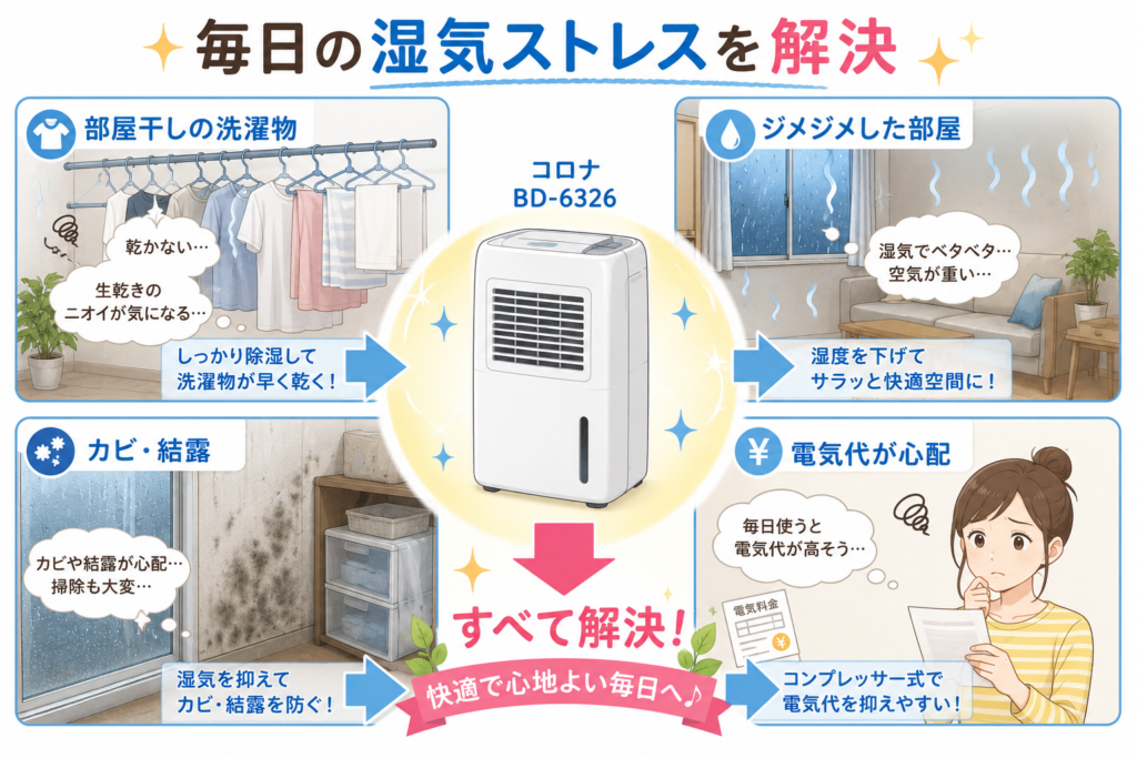 湿気ストレス解消ガイドv