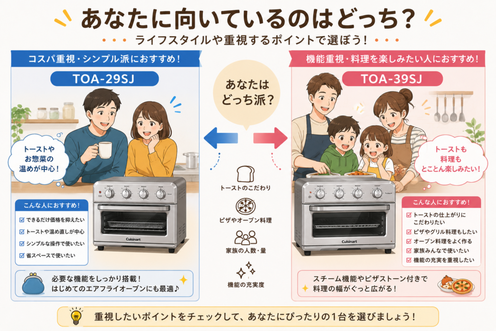 どちらがあなたにぴったり?