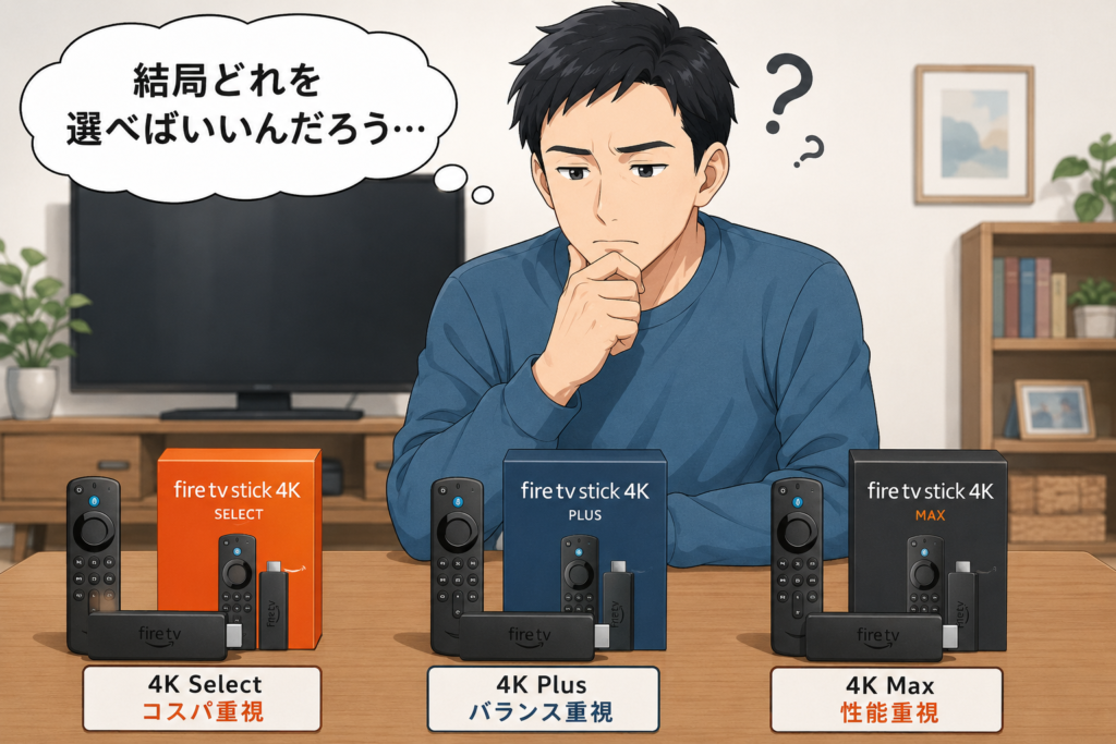 どのFire TV Stickを選ぶか