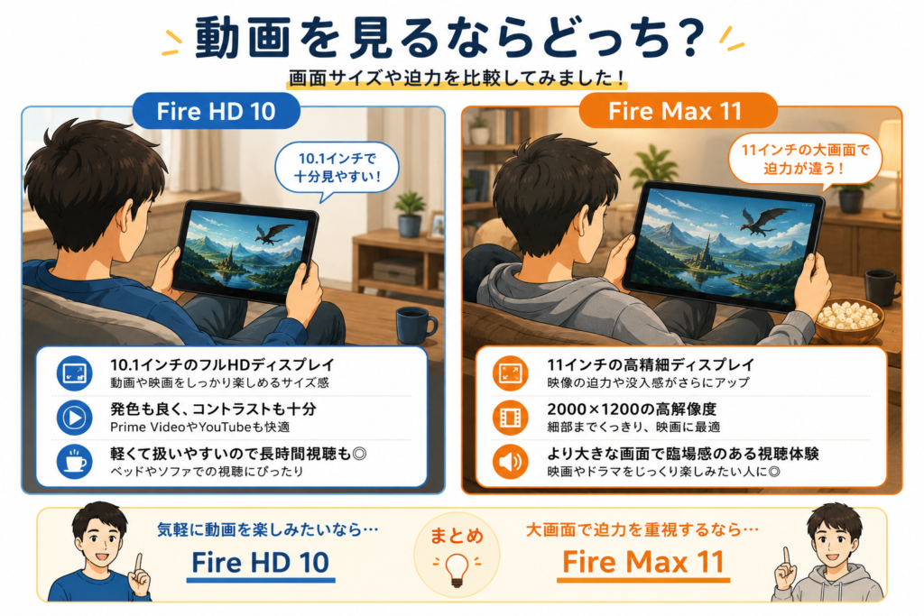 動画視聴タブレット比較ガイド
