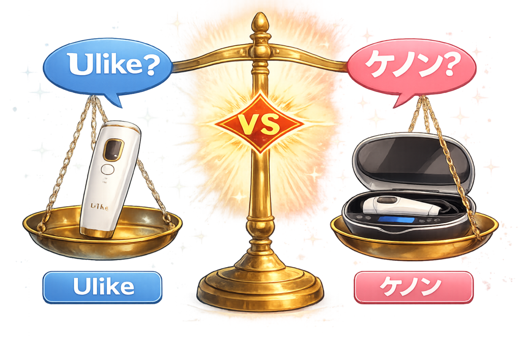 Ulike vs ケノンの比較