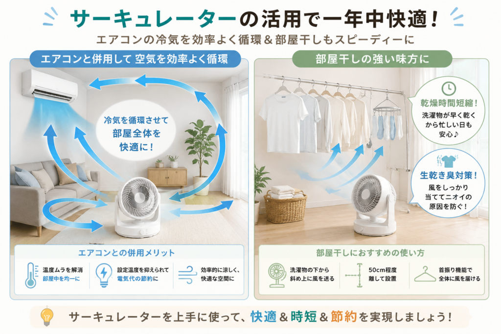 サーキュレーターで快適生活提案