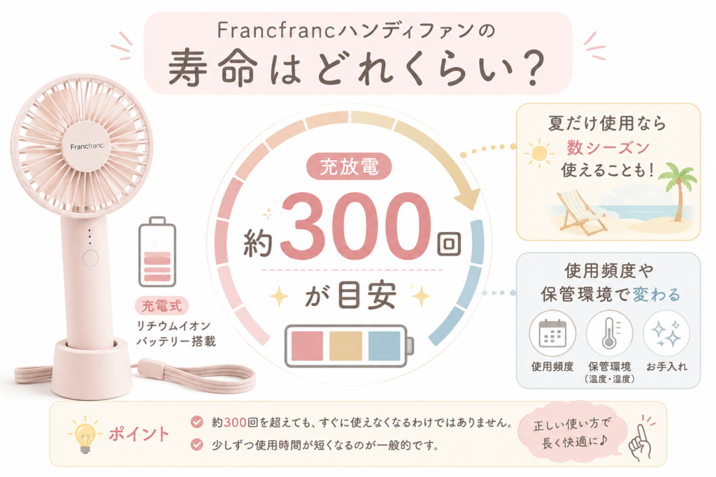 充放電約300回が目安