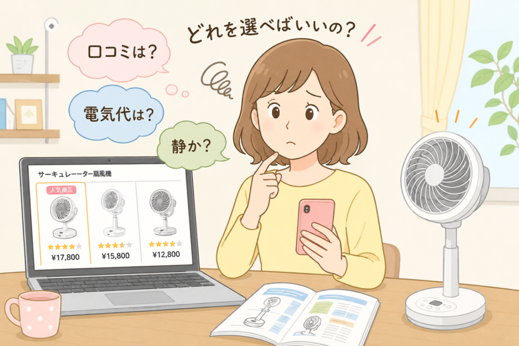 サーキュレーターどれを選べばいいの？