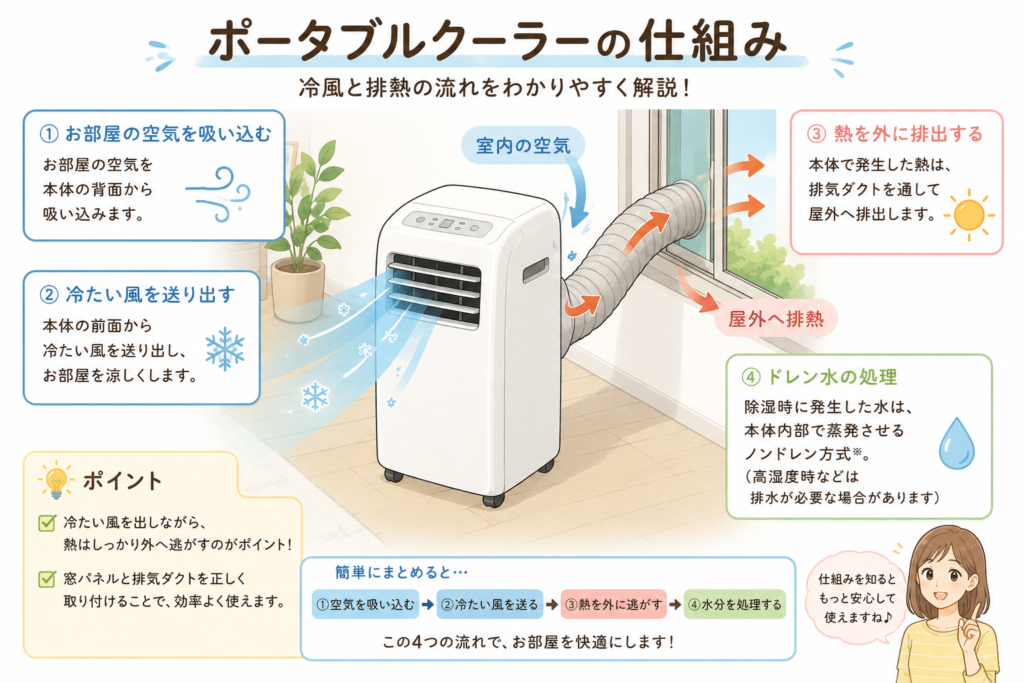 ニトリ ポータブルクーラー NR-101ONの口コミ評判を徹底レビュー